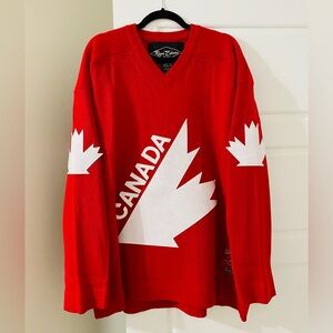 Team Canada Roger Edwards Knit Sweater Size Men's Medium